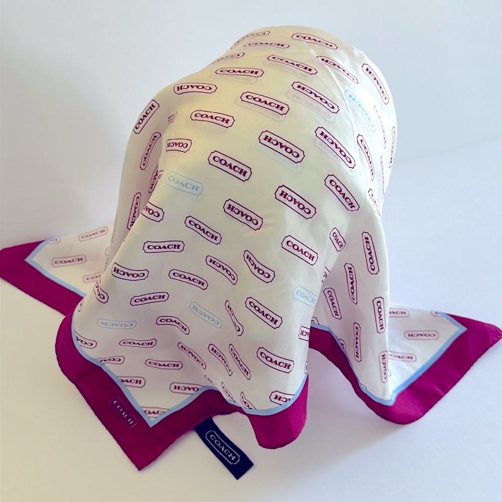 COACH || Monogram Neck Scarf. Sz. - Picture 9 of 13